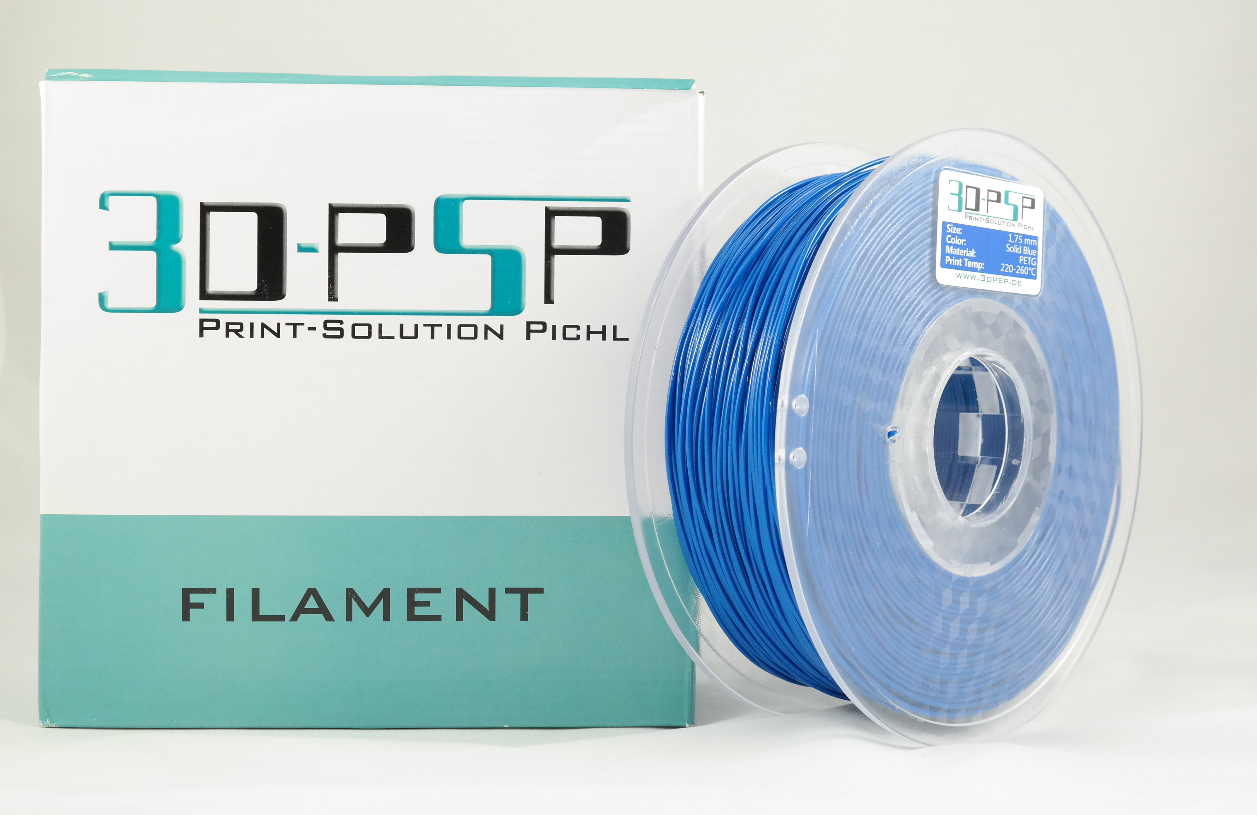 3DPSP PETG Filament - Solid Blue - 1.75mm - 1Kg