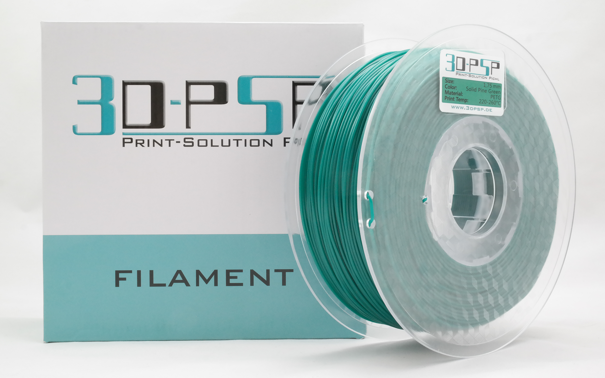 50gr 3DPSP PETG - Solid Pine Green- 1.75mm - Sample
